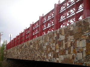 Bridge in Barrio La Canada, Santa Fe NM