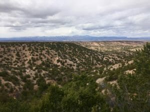 The landscape of Tesuque, NM