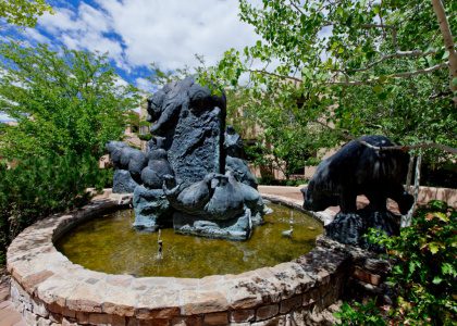 Quail Run Santa Fe Statue